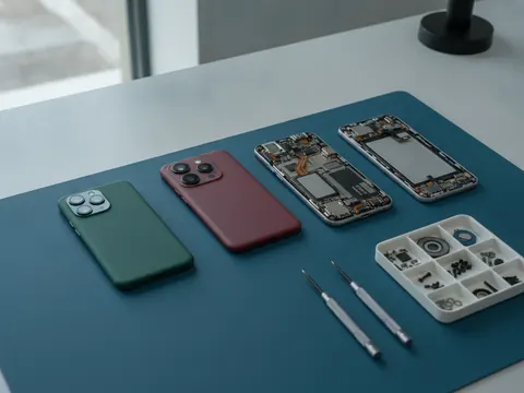 Ilustración de xiaomi, motorola, huawei y otras marcas